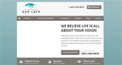Desktop Screenshot of missloueyecare.com