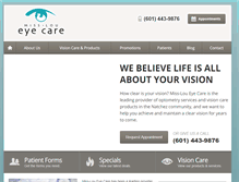 Tablet Screenshot of missloueyecare.com